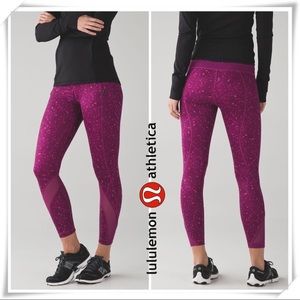 Lululemon paradise inspire purple leggings